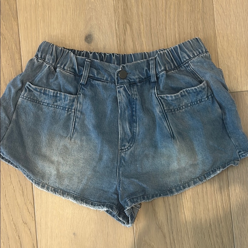 Mustard seed medium Denim Blue Women's Shorts
